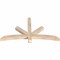 Ekena Millwork Alberta Smooth Timber Gable Bracket, Douglas Fir, 60"W x 32"H x 3 1/2"D x 3 1/2"F, 13/12 Pitch GBW060X32X0404ALB00SDF - alternate 2